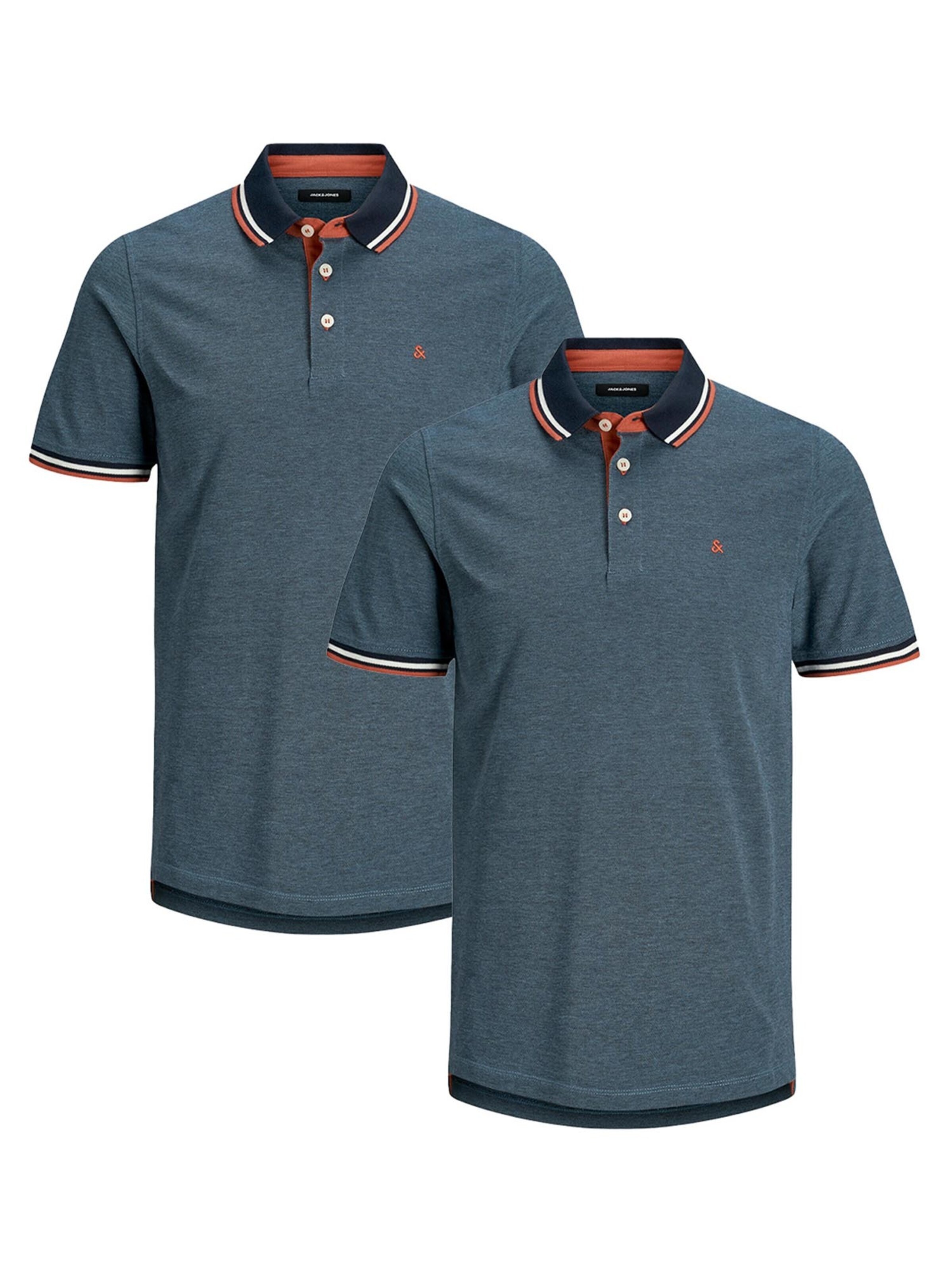 JACK & JONES Shirt 'Paulos - Slim Fit' in Blue: front
