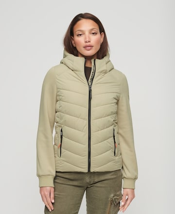 Superdry Between-Season Jacket in Beige: front