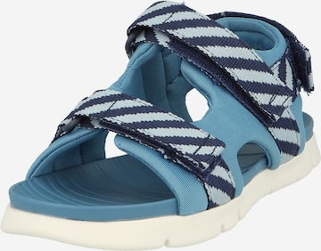 CAMPER - Sapatos abertos em azul: frente