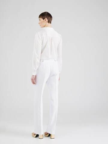 Versace Jeans Couture Regular Pleat-front trousers in White