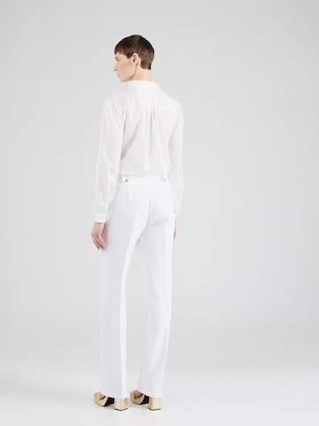 Versace Jeans Couture regular Bukser med lægfolder i hvid