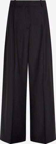 TOMMY HILFIGER Loose fit Pleated Pants in Black: front