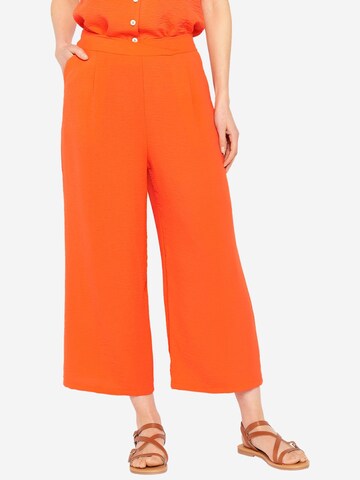 Loosefit Pantalon à pince LolaLiza en orange : devant