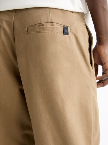 Wide leg Pantaloni eleganți de la Pull&Bear pe maro