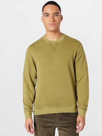 s.Oliver Sweatshirt in Groen: voorkant