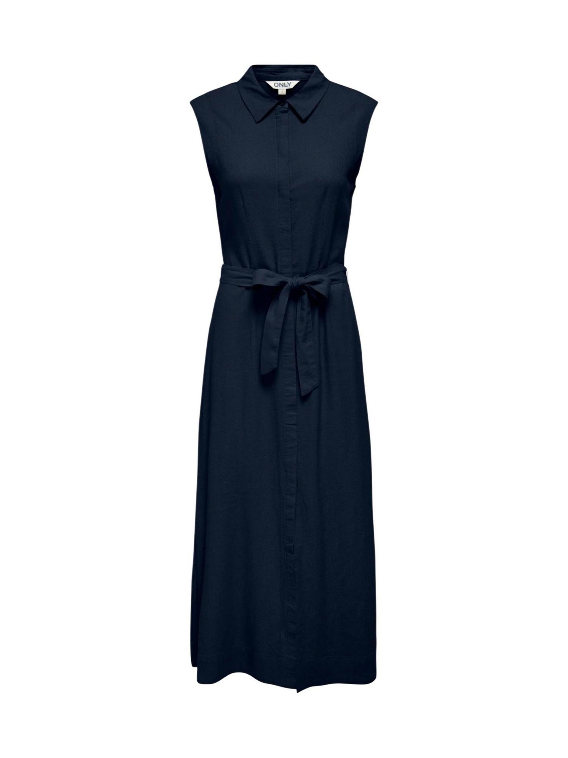 Abito 'Onlgoa Sl Linen Bl Shirt Dress Cc Pnt 15363697' in 42 ONLY di colore blu scuro, Visualizzazione prodotti
