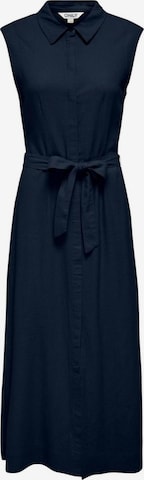 Abito 'Onlgoa Sl Linen Bl Shirt Dress Cc Pnt 15363697' di ONLY in blu: frontale