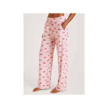 CALIDA Pyjamabroek in Roze: voorkant