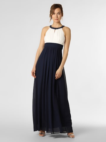 Marie Lund Evening Dress in Blue: front