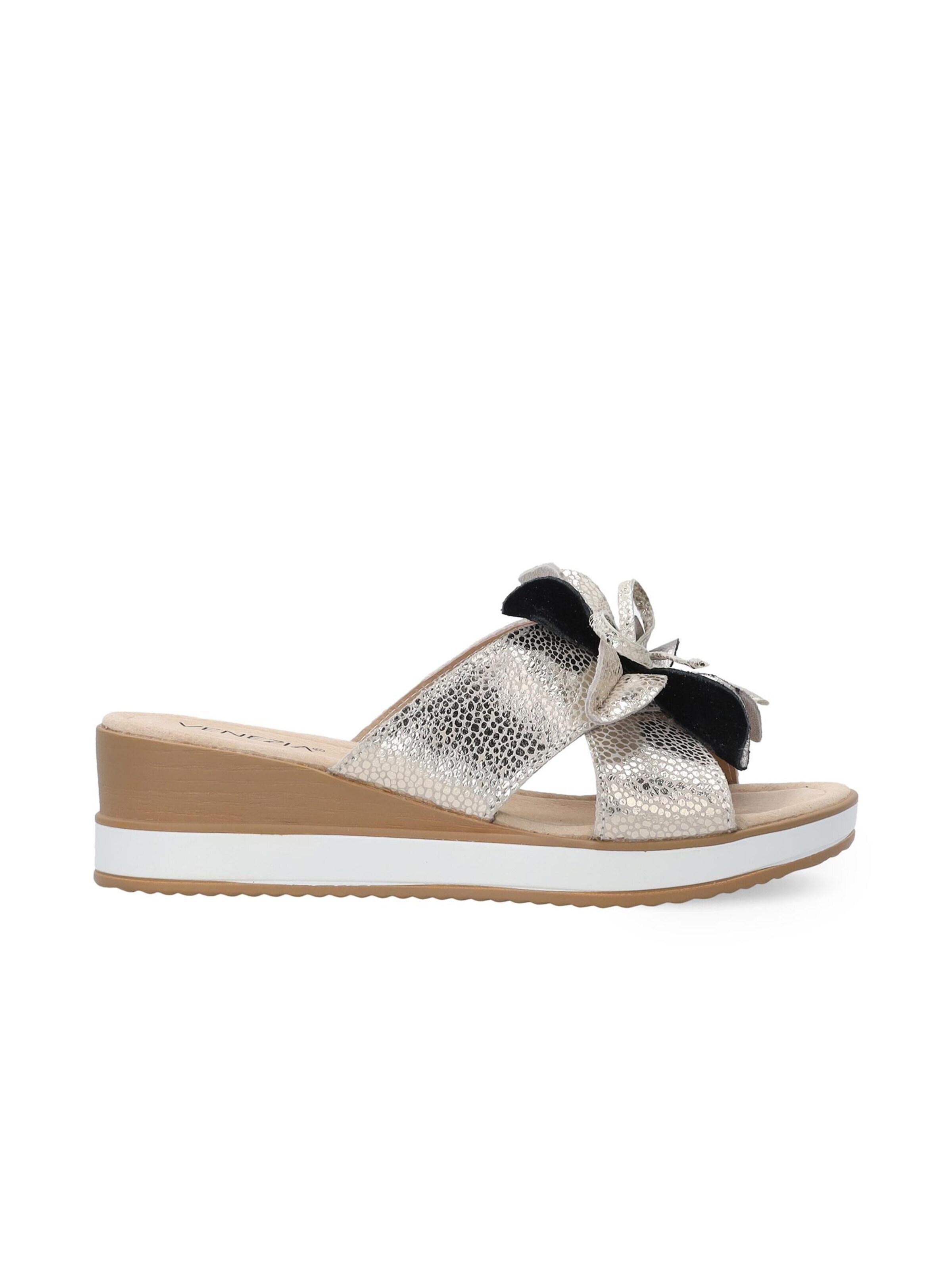 VENEZIA Mules 'Venezia' in Silver