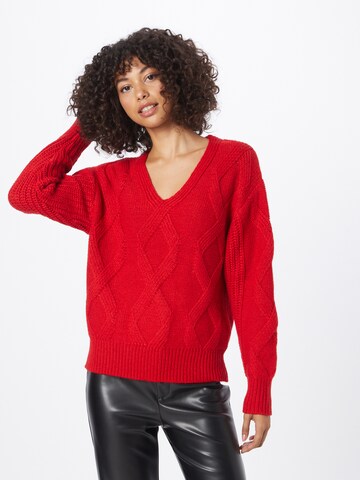 ABOUT YOU Sweater 'Hanne' in Red: front