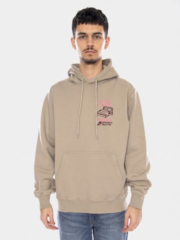 EDWIN Sweatshirt 'Castle'‌‌‌‌‌ in Grau: Vorderseite