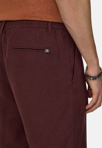 Loosefit Pantalon 'Bermudas' Boggi Milano en rouge