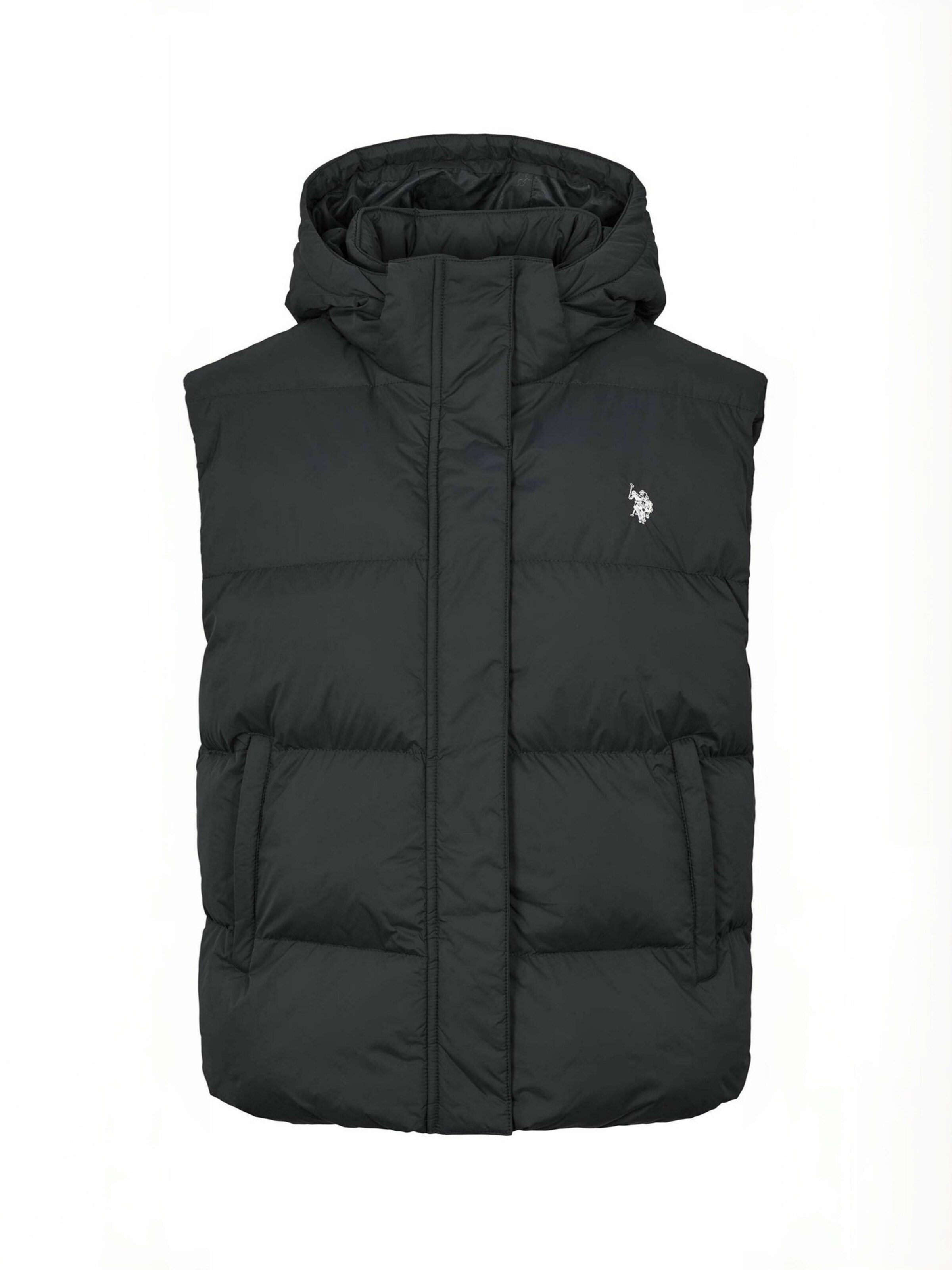 U.S. POLO ASSN. Mellény ' UWGreta ' - fekete: elől