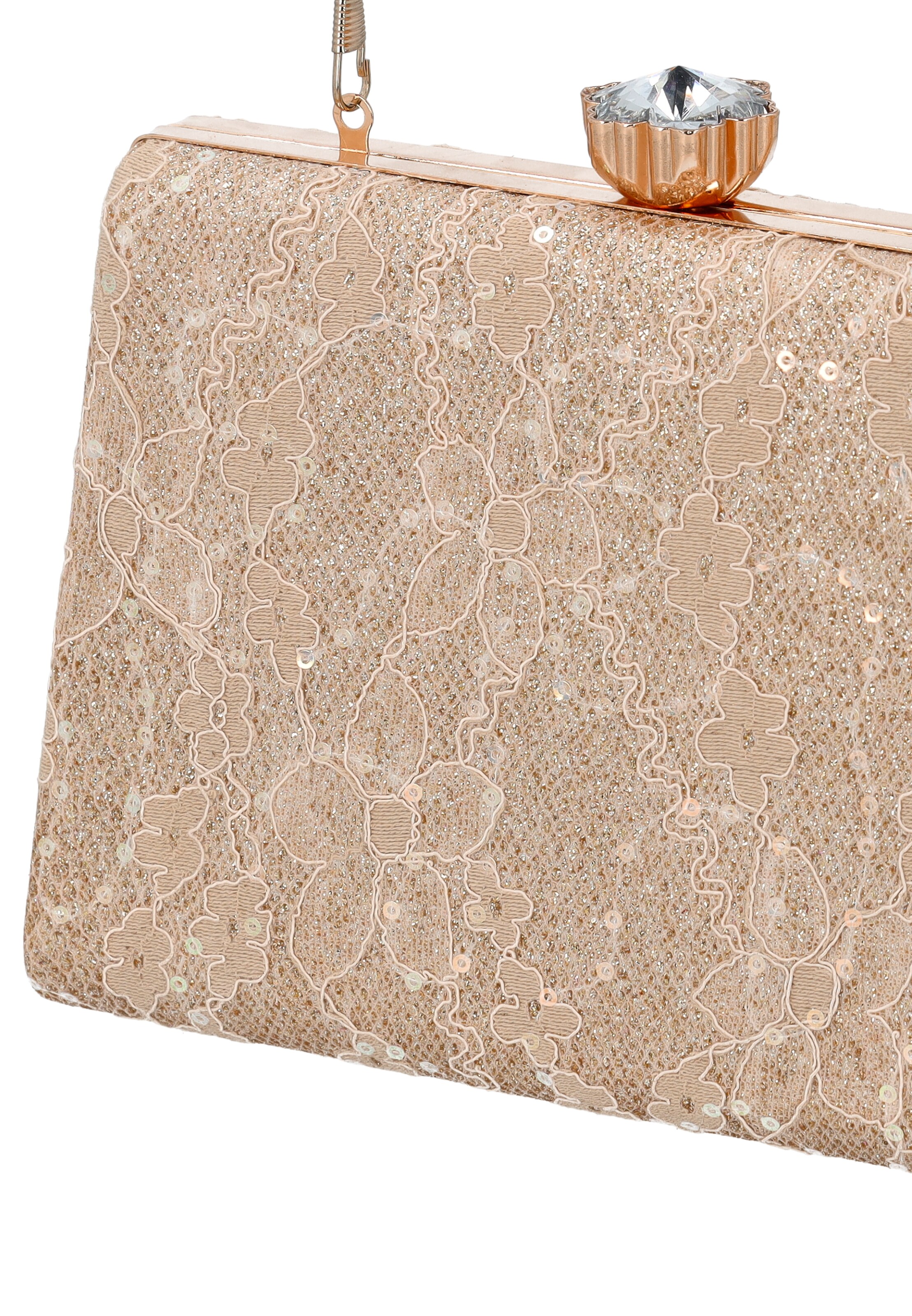 faina Clutch in Gold