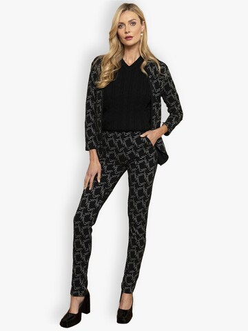 Skinny Pantalon HotSquash en noir : devant