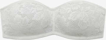 NUANCE Bandeau Bra in White