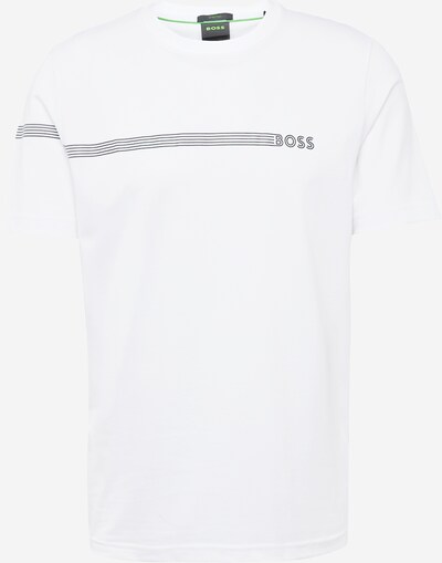 BOSS T-Shirt en noir / blanc, Vue avec produit