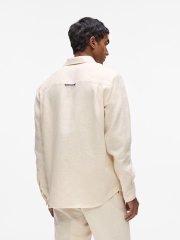 Karl Lagerfeld Средняя посадка Рубашка в Бежевый