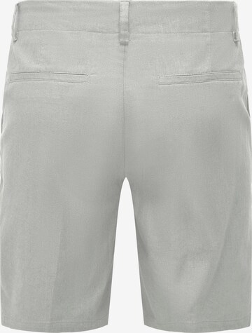 pilka Only & Sons Standartinis „Chino“ stiliaus kelnės 'ELLIOT'