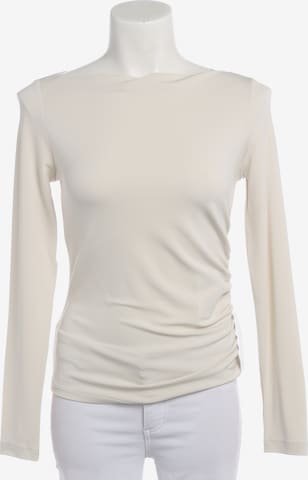 Max Mara Shirt langarm XS in Weiß: Vorderseite
