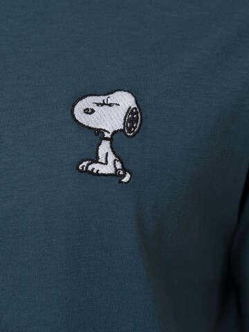 Bavarian Caps Shirt 'Grantler Klub: Snoopy' in Blue