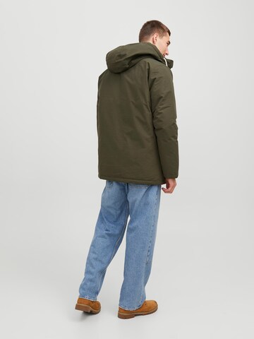 JACK & JONES Between-Seasons Parka 'Loop' in Green