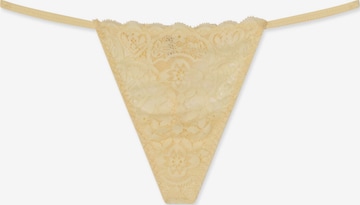 INTIMISSIMI Thong in Yellow: front