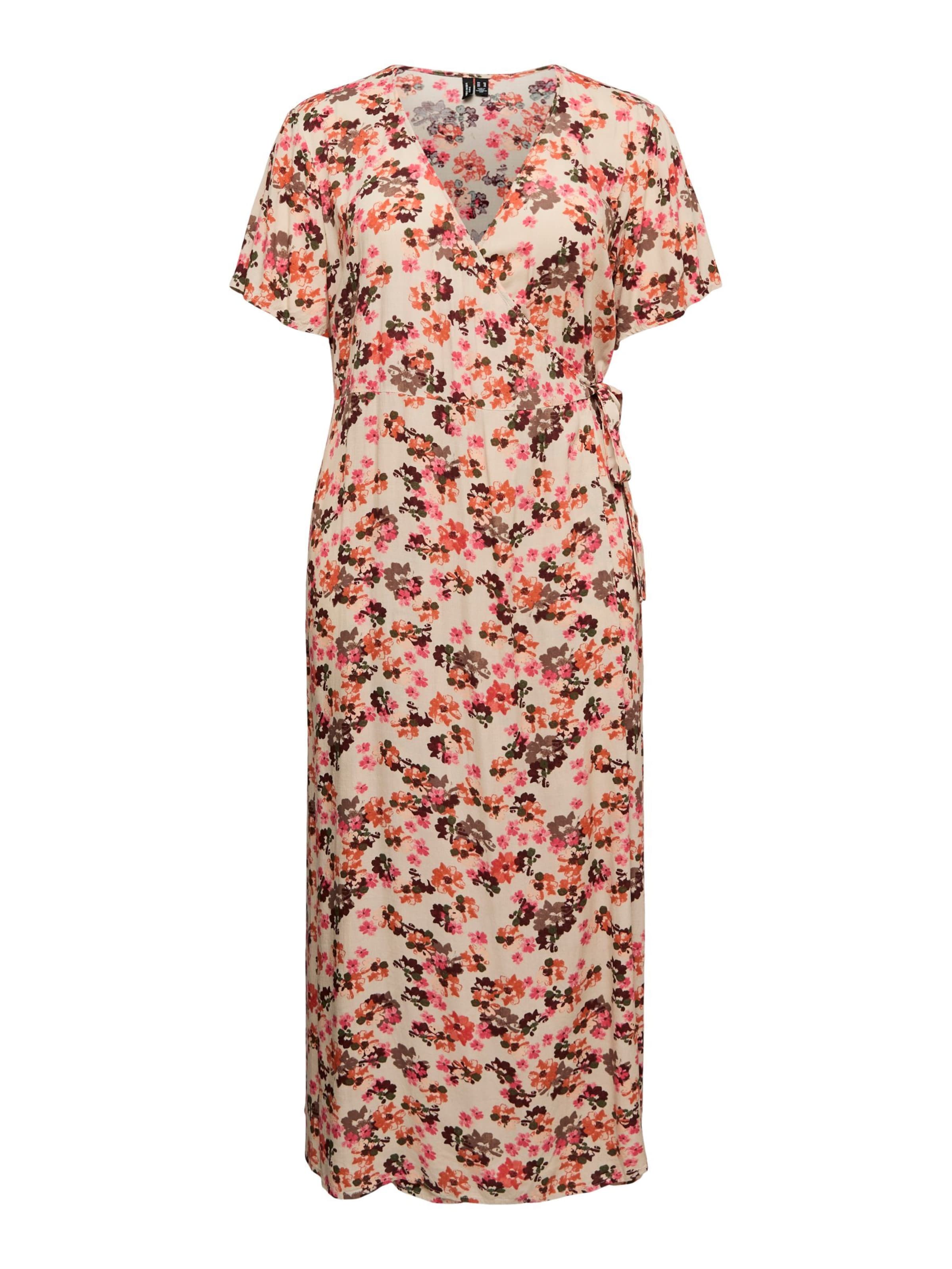 Vero Moda Curve Jurk 'VMCJamie' in Beige: voorkant