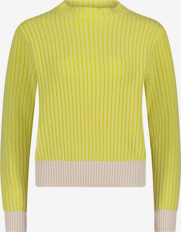 Pull-over Betty & Co en jaune : devant