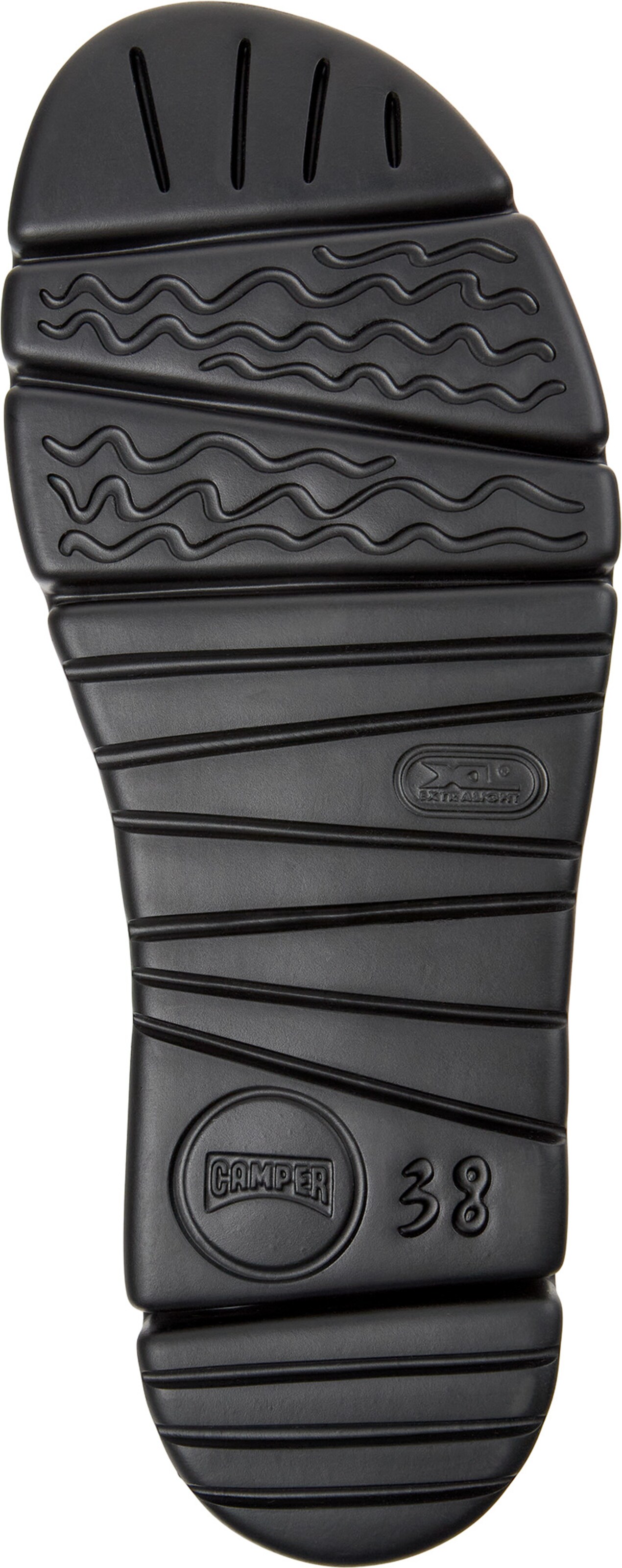 CAMPER Sandalen met riem 'Oruga Up' in Zwart