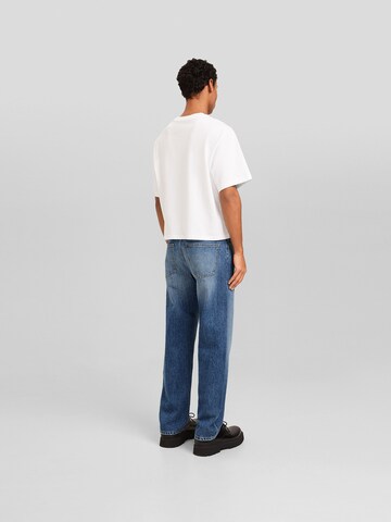 Bershka regular Jeans i blå