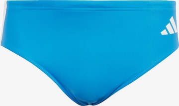 ADIDAS PERFORMANCESportske kupaće gaće '3-Stripes Swim' - plava boja: prednji dio