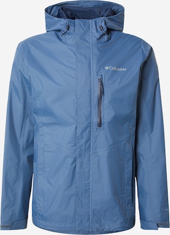 mėlyna COLUMBIA Laisvalaikio striukė 'Pouring Adventure III': priekis