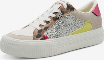 Tamaris Låg sneaker i grå: framsida