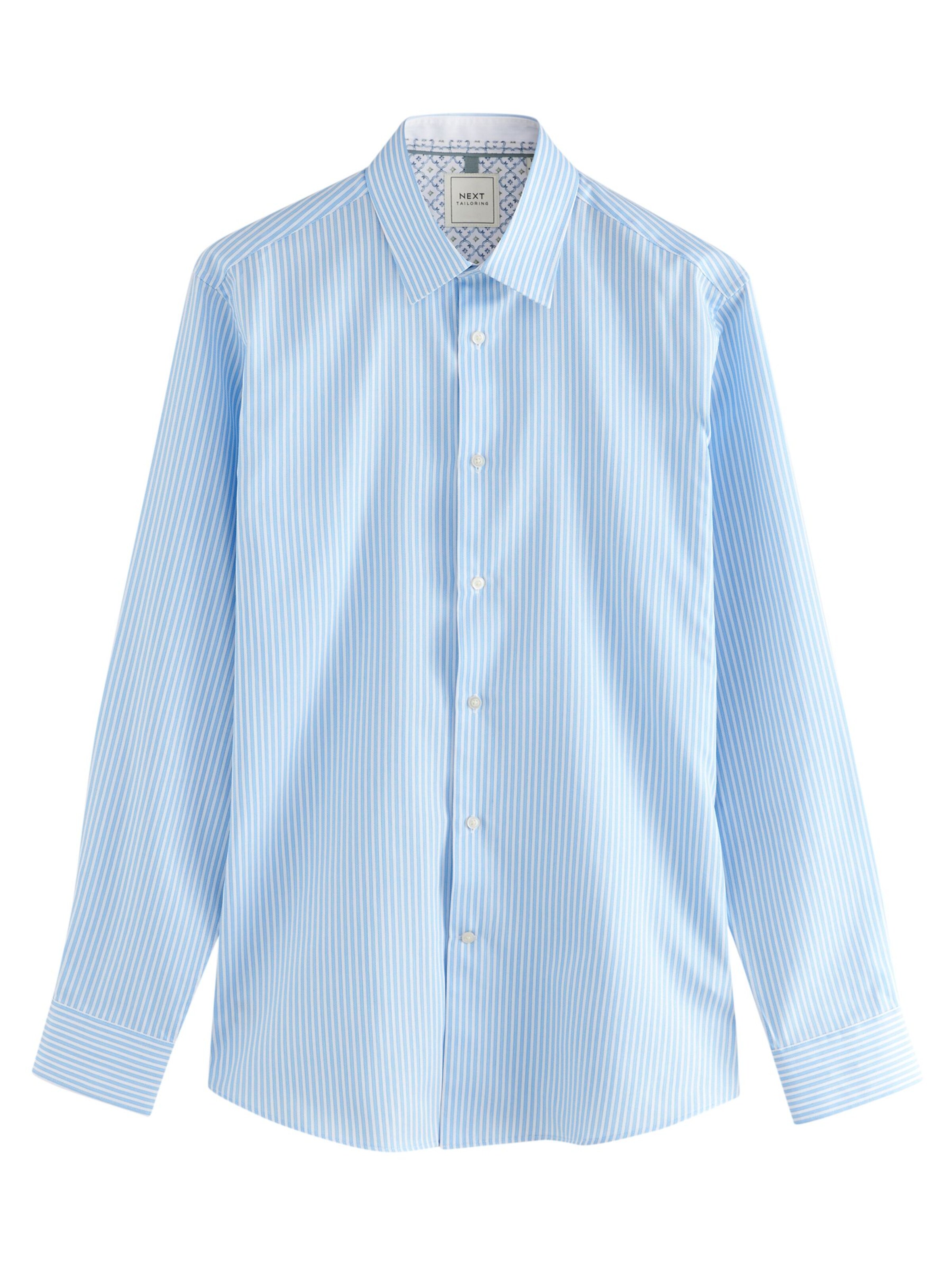 Next Slim Fit Hemd in Blau: Vorderseite