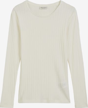 T-shirt Marc O'Polo en blanc : devant