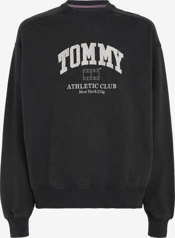 Tommy Jeans Sweatshirt in Black: front