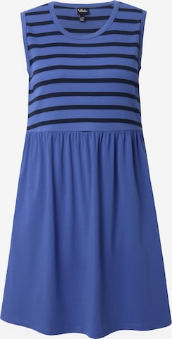 Ulla Popken Jurk in Blauw: voorkant