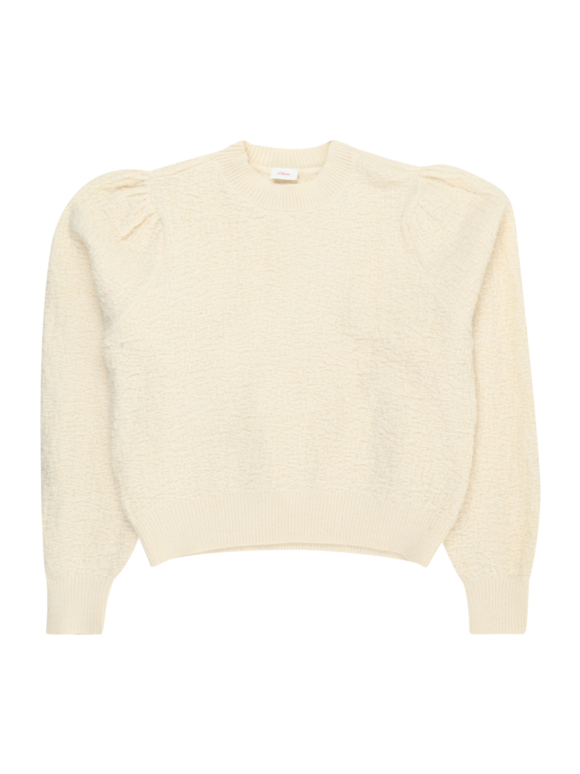 s.Oliver Sweater in Beige: front