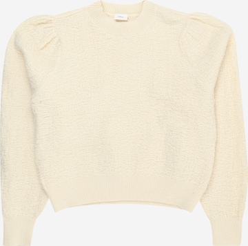 s.Oliver Trui in Beige: voorkant