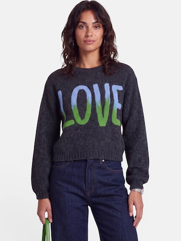 Pull-over 'Love' PRINCESS GOES HOLLYWOOD en bleu : devant