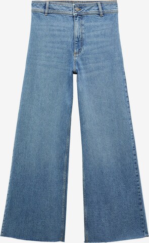 MANGO Wide leg Jeans 'catherin' in Blauw: voorkant