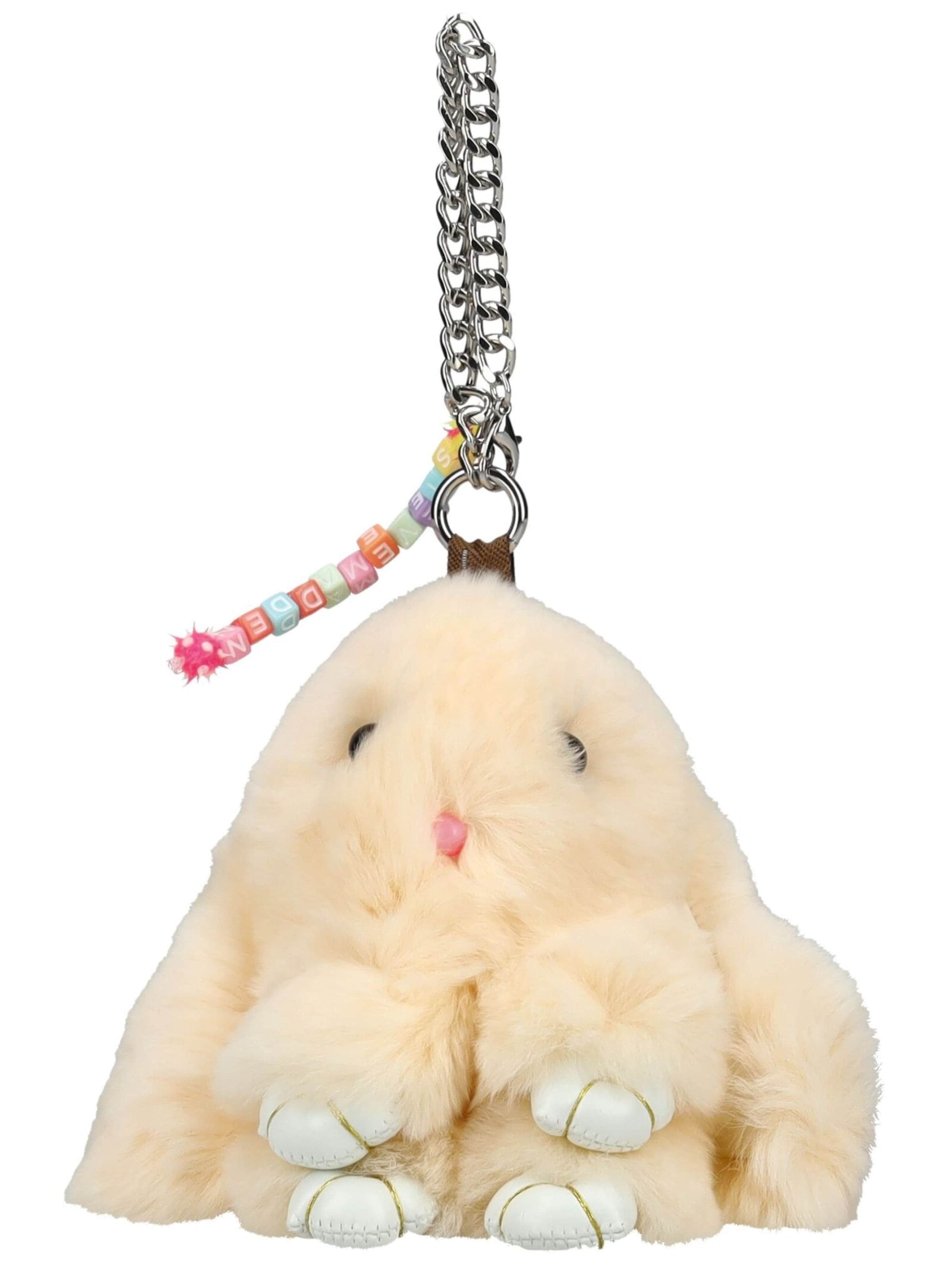 Porte-clés STEVE MADDEN en blanc : devant