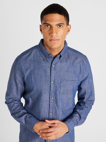 Coupe regular Chemise BURTON MENSWEAR LONDON en bleu