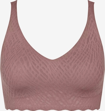 Reggiseno 'Zero Feel Bliss' di SLOGGI in lilla: frontale