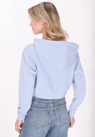 MYMO - Sudadera con cremallera 'Back To School' en azul