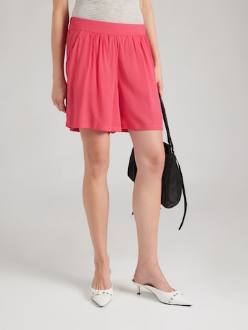 Loosefit Pantalon Sublevel en rose : devant
