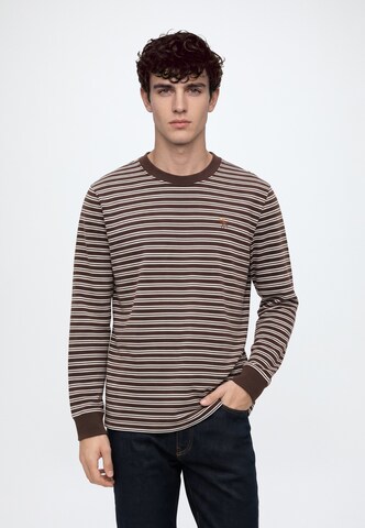 Abercrombie & Fitch - Camisa em castanho: frente