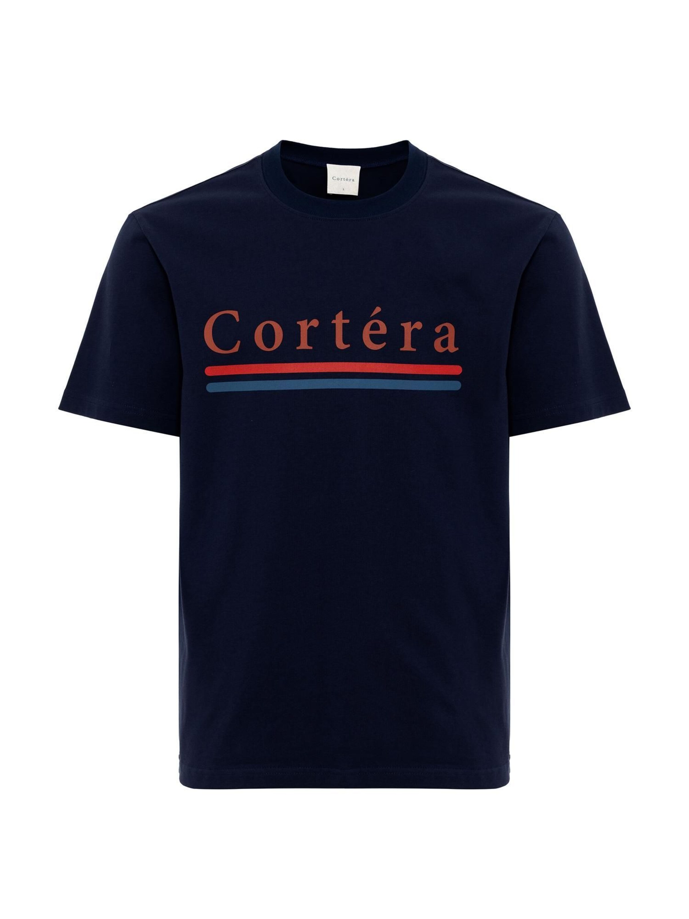 Cortera Tričko – modrá: přední strana